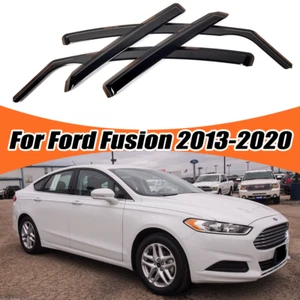 For Ford Fusion 2013-2020 2019 Vent Deflector Window Visor Side Trims In-channel - Picture 1 of 9