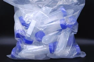 Tubos centrífugos cónicos de plástico estéril Lab Safety Supply 25 piezas 45 ml  - Imagen 1 de 2