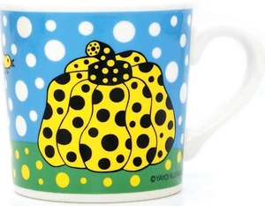 "Taza de cerámica YAYOI KUSAMA ""Calabaza (Love Forever)""/Taza Arts Towada Japón *NUEVO* - Imagen 1 de 12