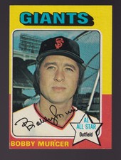 1975 TOPPS BASEBALL SET 350 BOBBY MURCER SAN FRANCISCO GIANTS NM-MT OC REV 10