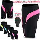 Ladies Cycling Padded Shorts Women Bicycle Bike Tight Short Coolmax Anti-Bac Pad