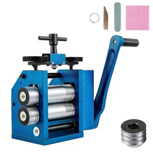 Manual Combination Rolling Mill 4.4"/112 mm 2 Rolller Sheet Wire Tableting - Picture 1 of 12