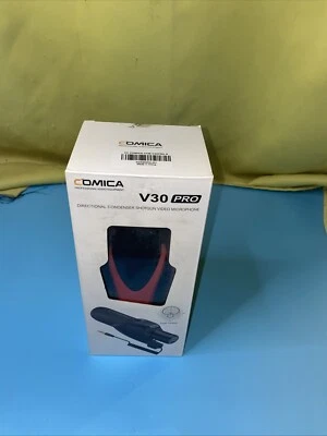 Comica CVM-V30 PRO Camera Microphone Boom Shotgun Directional Mic W/ Screen Muff - Image 1 of 4