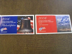 2006 UNZIRKULIERT Original U.S. MINT SETS AUSGEGEBEN VON U.S. MINT P & D - Bild 1 von 3