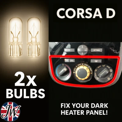 Corsa D (2006-2014) climate control panel lighting replacement bulbs - Image 1 of 4
