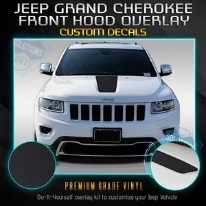 For 2011-2019 Jeep Grand Cherokee Front Hood Graphic Vinyl Decal - Flat Matte - Picture 1 of 18