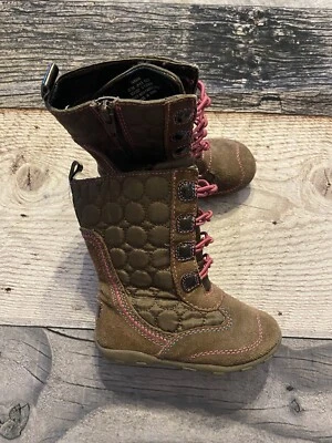 Замшевые сапоги для девочек Stride Rite Tamara размер США 5/ЕВРО 21 - Изображение 1 из 4