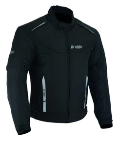 Giacca Tessuto Moto Protezioni CE Termico Removibile Vantilata' NERO BIESSE - Imagen 1 de 4