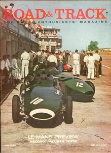 1958 Road & Track Magazine: Le Mans Preview/Peuget & Hillman Tests - Picture 1 of 1
