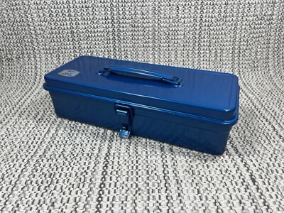 TOYO STEEL, T-320, Trunk TOOL BOX, Metallic Blue, Pressed Steel, Made in Japan