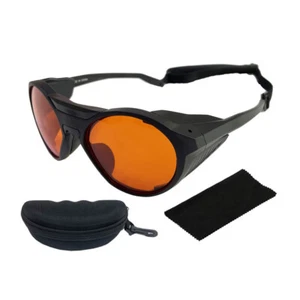 1pz Occhiali Protettivi Laser 532nm OD6+ Occhiali Anti Luce Verde con Scatola - Foto 1 di 1