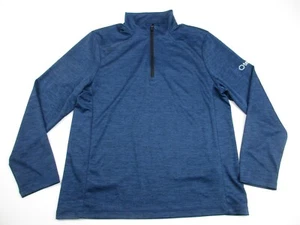 Jersey grande para hombre Vineyard Vines On the Go Sankaty cuarto cremallera azul sostenible - Imagen 1 de 5