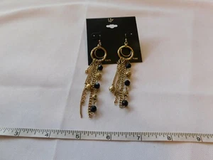 Lane Bryant Ladies Women's 1 pair Earrings Gold Tone 96013470 D787 Onesz NEW NOS - Picture 1 of 3