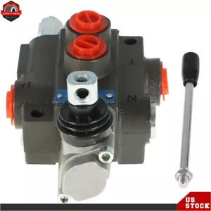 Válvula de control direccional hidráulica BSPP operación manual 1 carrete 13GPM - Imagen 1 de 9