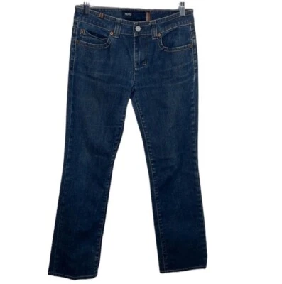 Jeans jeans feminino Notify Hellebora perna reta feito na Itália tamanho 28 - Imagem 1 de 4