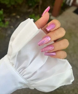 Luxury Handmade Great Quality Gels And Color Press On Nails With Full Package - Picture 1 of 5