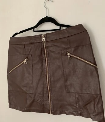 Coffe Brown Skirt (Ladies) - Image 1 of 3