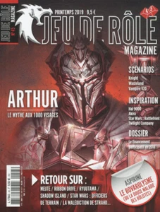 JEU DE RÔLE MAGAZINE N°45 - ARTHUR LE MYTHE AUX 1000 VISAGES - Foto 1 di 1