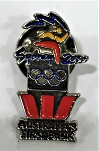WESTPAC AUSTRALIA'S FIRST BANK COLOURED SYDNEY 2000 OLYMPICS PIN COLLECT #1123 - Picture 1 of 1