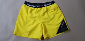 Tommy Hilfiger Badeshort Badehose neon gelb recycled Polyester Gr S NEU+ETK - Bild 1 von 3
