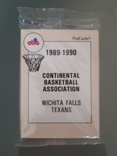 1989-90 ProCards CBA Team Set Pack Wichita Falls Texans Basketball