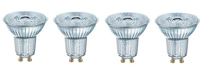 4x OSRAM LED Spot PAR16 2,6W = 35W GU10 36° warmweiß EEK:F (Spektrum A-G) - Bild 1 von 3