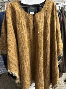 Poncho de cuero Ashro - Imagen 1 de 4