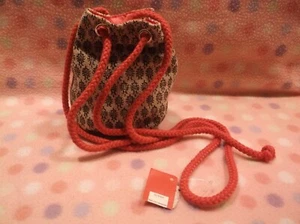 Girls Xhilaration Bucket Bag with Cute Rope Tie Closure Purse Bag New! - Picture 1 of 2