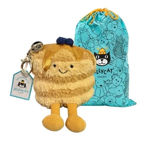 Bolso llavero Jell ycat Fran Pancakes encanto exclusivo de Nueva York nuevo con etiquetas 4,72 pulgadas - Imagen 1 de 12