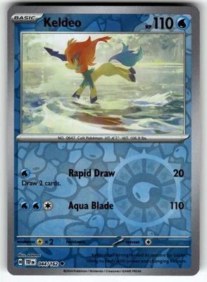 Keldeo 044/162 SV05: Temporal Forces NM Pokemon Card TCG - Image 1 of 2