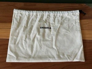 Shinola Drawstring Ivory Dust Bag Rectangle Cotton Storage Travel 12x9” - Picture 1 of 5