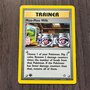 Moo-Moo Milk 101/111 Neo Genesis 1st Edition Regular MP Pokemon Card TCG WOTC - Picture 1 of 10