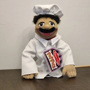 Melissa & Doug CHEF PUPPET 'AL DENTE' w/ Detachable Wooden Rod Pretend Play 16" - Picture 1 of 17