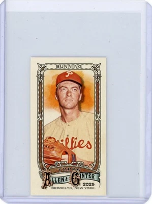 Allen & Ginter Jim Bunning High Number Mini 2025 - Philadelphia Phillies Foto 1 de 2