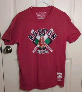 Camiseta de béisbol Mitchell & Ness de los Medias Rojas de Boston MLB para hombre mediana Cooperstown  - Imagen 1 de 6