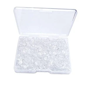 Silicone Earring Backs, 300PCS Soft Clear Ear Safety Back,Bullet Clutch - Picture 1 of 8