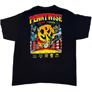 Pennywise Punk Band Cotton T-Shirt  5 Albums 5 Nights March 2022 - Picture 1 of 21