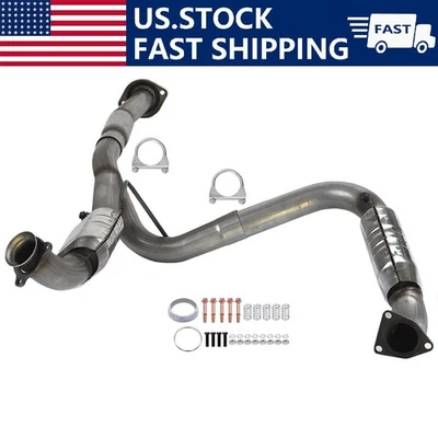 Se adapta a Chevy Silverado 2500 HD V8 6,0 L tubo y dos convertidores catalíticos 2011-2017 Foto 1 de 4