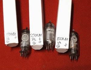 ECH81 Röhren 3er Set, gebraucht , geprüft. - Bild 1 von 1