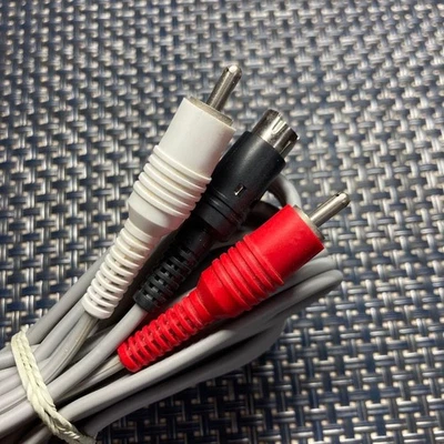 Nintendo Wii Wii Wii U S-Video AV Cable RVL-010 S Terminal From Japan - Image 1 of 4