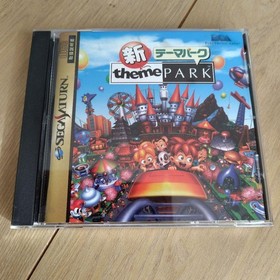 New Theme Park Sega Saturn Playstation PS1