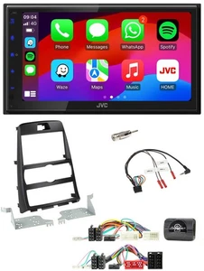 JVC Bluetooth 2DIN Lenkrad DAB USB Autoradio für Hyundai Genesis 2010-2013 schwa - Bild 1 von 11
