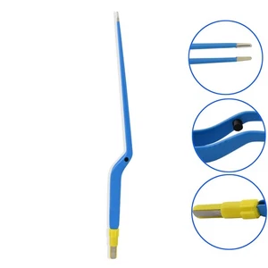 Non-Stick Bayonet Bipolar Forceps w/Stopper 24cm (1.2mm) European Fitting EL-115 - Picture 1 of 3