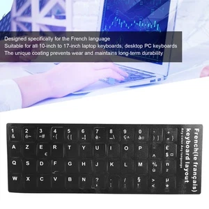 Französischer Tastaturaufkleber Ersatz-Tastaturaufkleber Für Desktop-PC L KUI - Bild 1 von 22