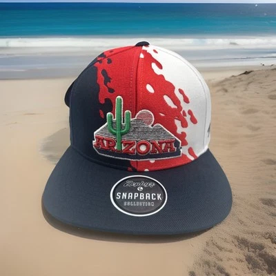 Arizona Wildcats Hat Zephyr Z Hat Retro Paintbrush Performance Snapback Cap H04 - Image 1 of 4