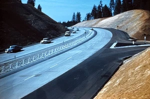 35mm Dia Vintage Image California Highway Road Kodachrome Dia - Bild 1 von 3