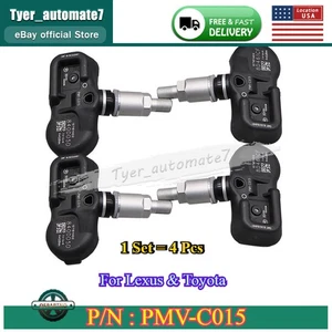 Set Of 4 315MHz PMV-C015 Fits TOYOTA Camry RAV4 Tacoma TPMS Tire Pressure Sensor - Picture 1 of 12