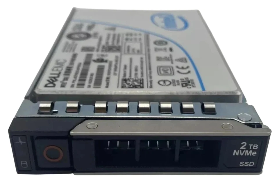 NEW Dell Enterprise 2TB NVMe PCIe3 RI 2.5" TLC SSD 9H31J in 14/15/16th Gen Caddy - Image 1 of 1