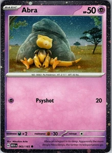 Abra - (Cosmos Holo) Miscellaneous Cards & Products063/165 NM - Picture 1 of 2