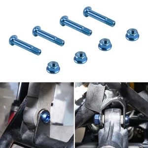 NICECNC Shock Bolts With Locking Nuts Set For Yamaha Raptor 700 YFM700 2006-2020 - Picture 1 of 8